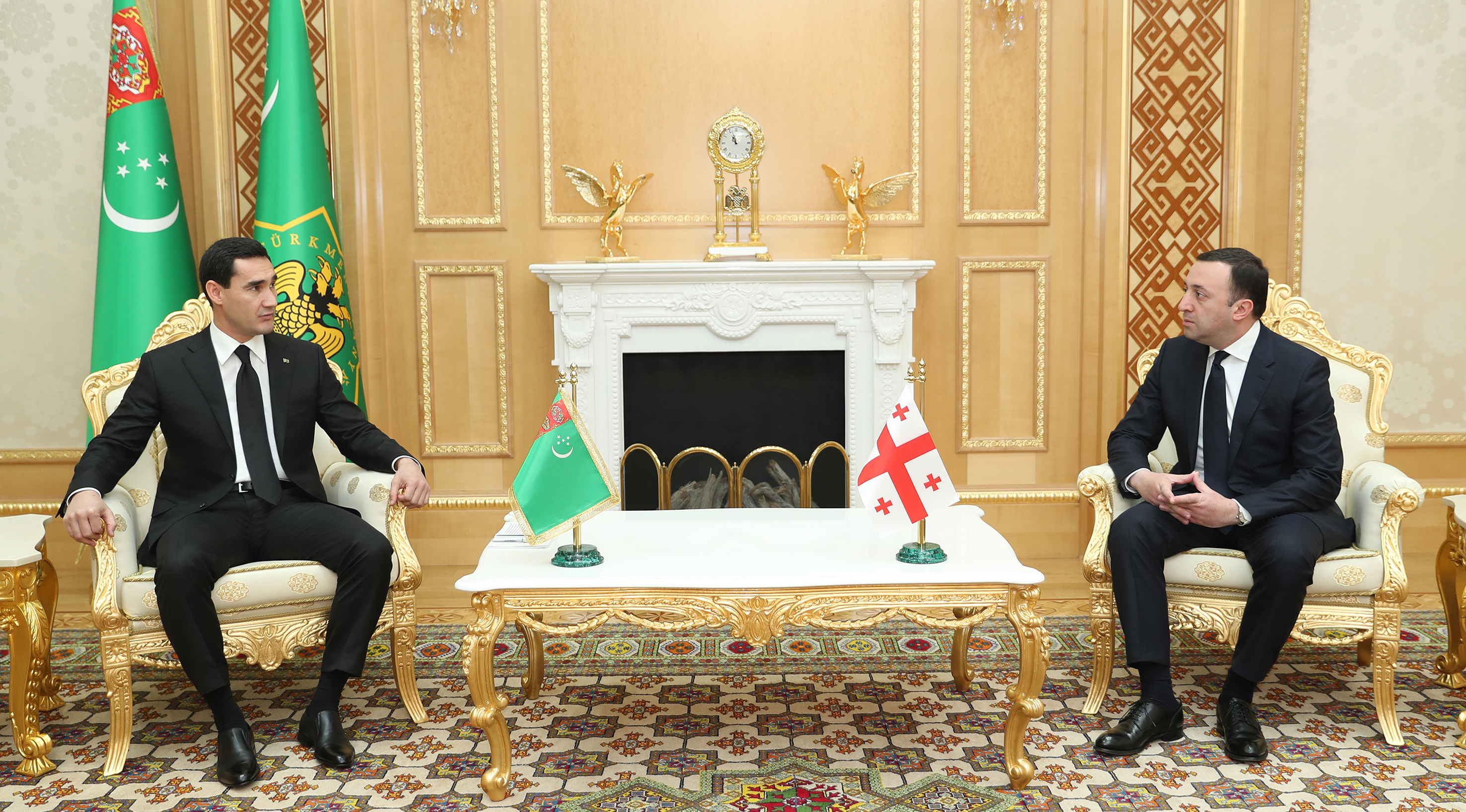 The President of Turkmenistan received the Prime Minister of Georgia